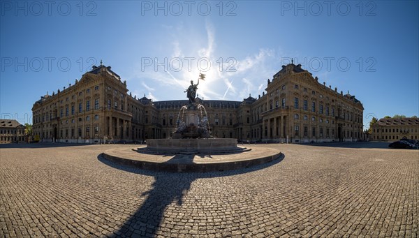 In front of the Wuerzburg Residenz