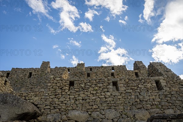 A view of Machu Picchu ruins