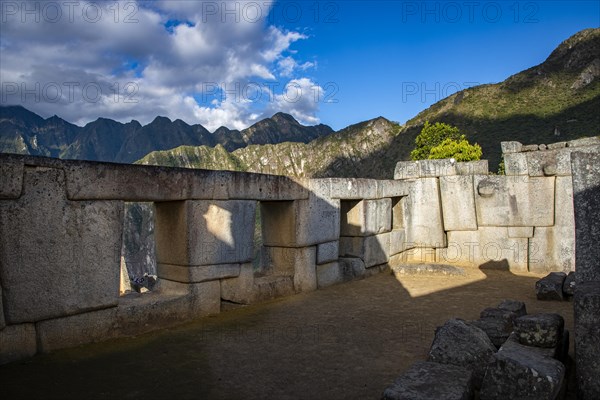 A view of Machu Picchu ruins