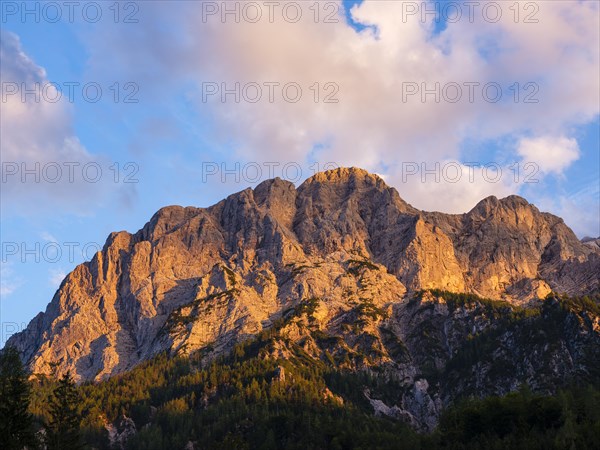 Summit of the Hochtor Group in the evening light