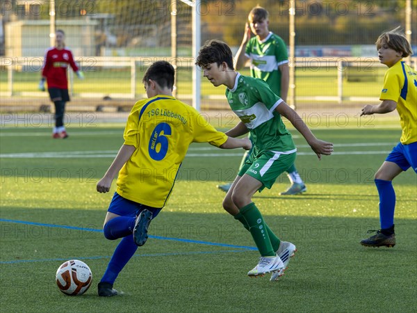 Football match for children and youth team