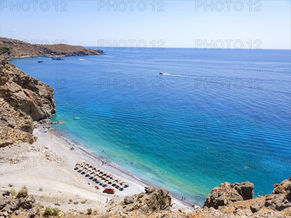 Small beach between rocks