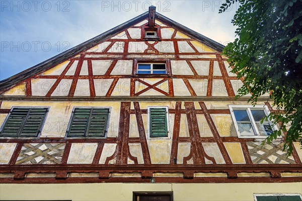 Old half-timbered facade