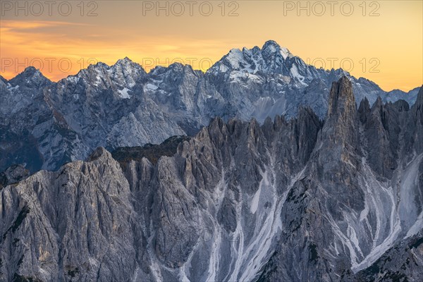 The jagged peaks of the Cadini di Misurina