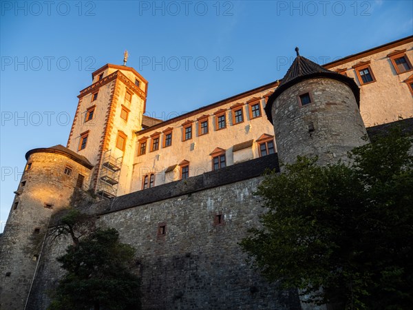 Marienberg Fortress in the evening light