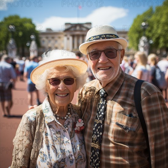 Sprightly seniors visit London and sights