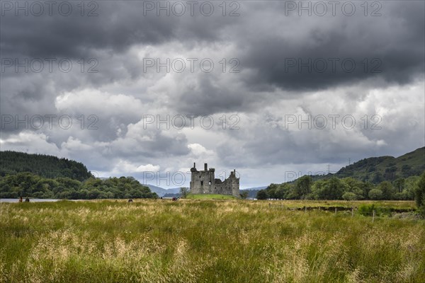 The ruins of Kilchurn Castle