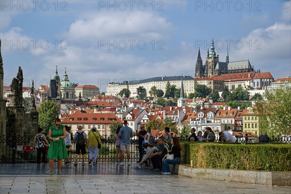 View of Hradcany with Prague Castle