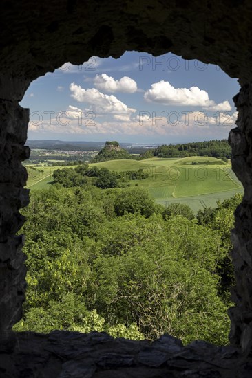 View from the ruins of Maegdeberg Castle