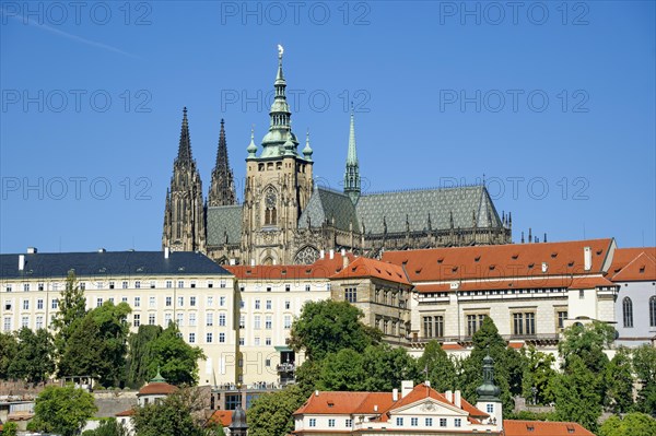 View of Hradcany with Prague Castle