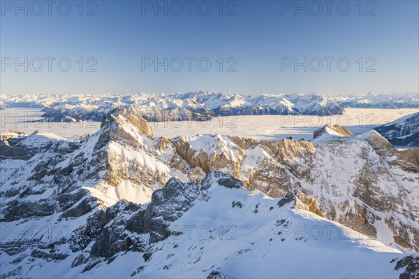 View from Saentis with view of Altmann