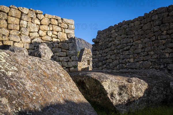 A view of Machu Picchu ruins