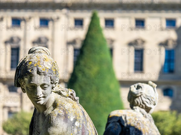 Robbery of Europe by Johann Peter Wagne in the courtyard garden behind the Wuerzburg Residence