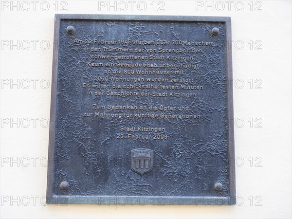 Commemorative plaque