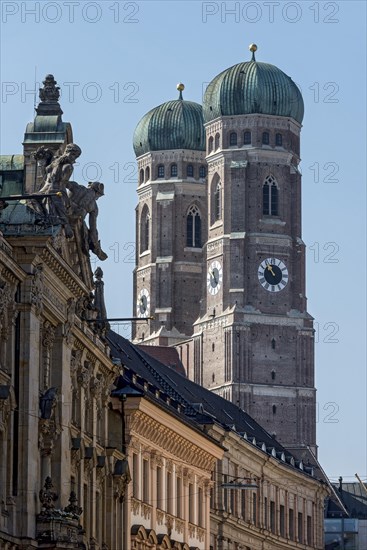 Bell towers of the Gothic Church of Our Lady