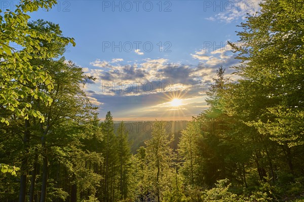 Low mountain landscape