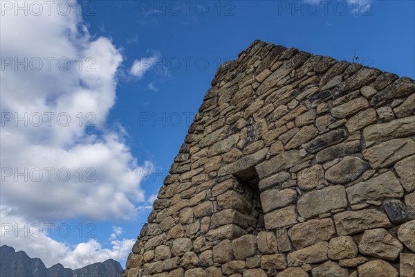 A view of Machu Picchu ruins