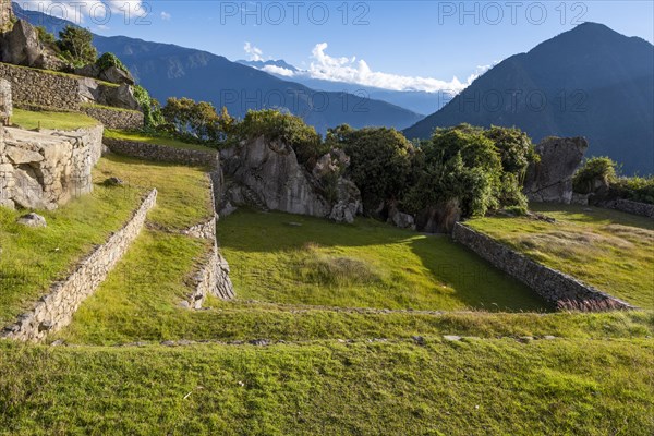 A view of Machu Picchu ruins