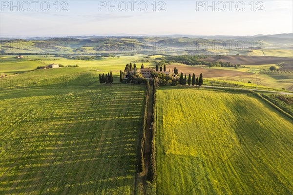 Estate and fields near San Quirico d'Orcia