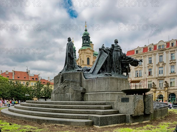 Jan Hus Monument on Old Town Square