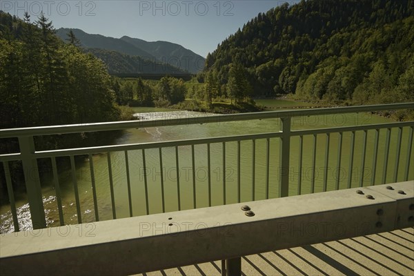 Bridge near the Sylvenstein reservoir