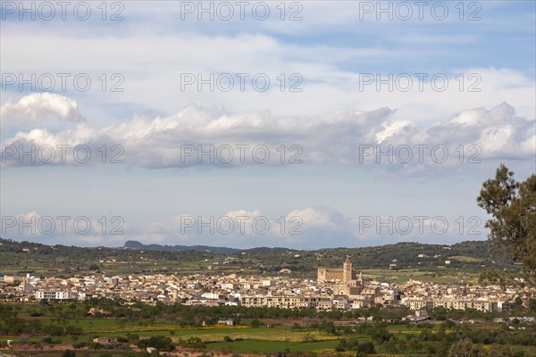 View from the Santuari de Monti-Sion monastery in Porreres
