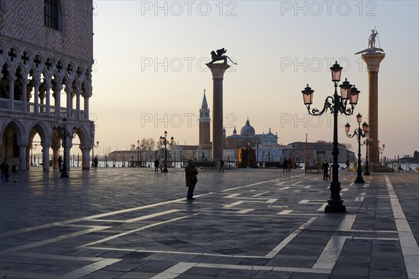 Morning atmosphere at the Doge's Palace