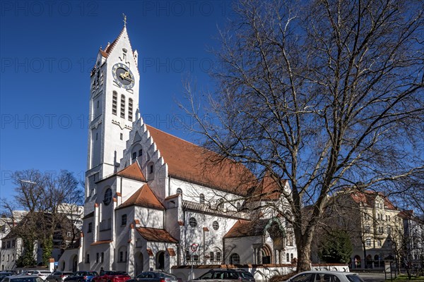 Church of the Redeemer in the style of historicism and art nouveau by Theodor fisherman