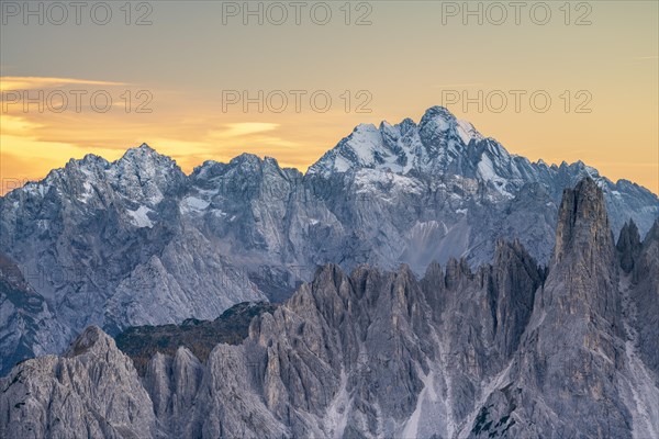 The jagged peaks of the Cadini di Misurina