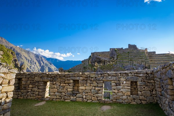 A view of Machu Picchu ruins