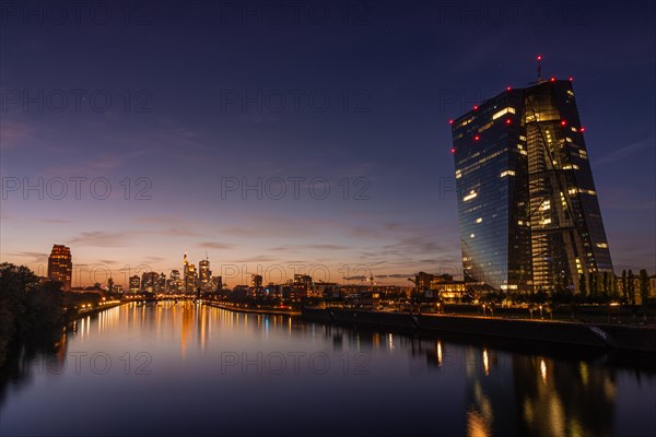 The lights of the European Central Bank