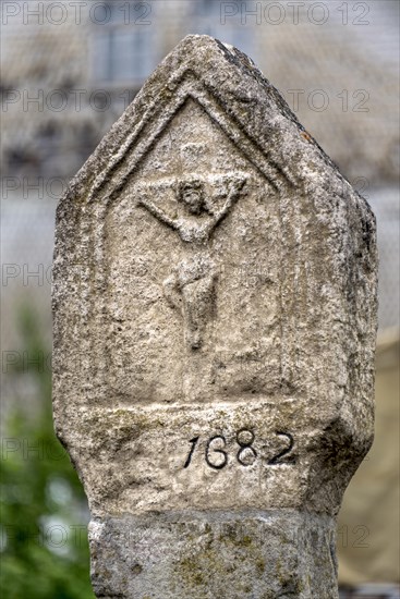 Stone wayside shrine