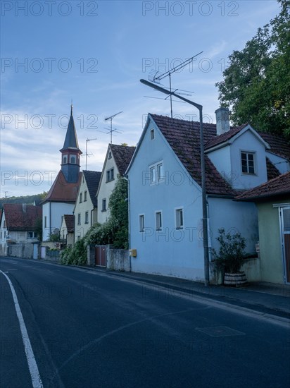 Street with church