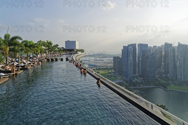 Infinity pool of the Marina Bay Sands Hotel