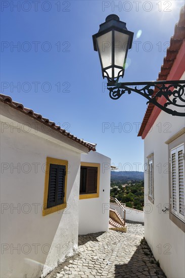 Narrow alley with holiday homes