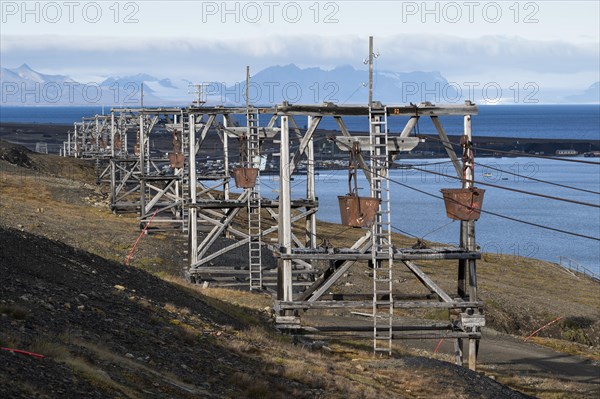 Historic coal cableway