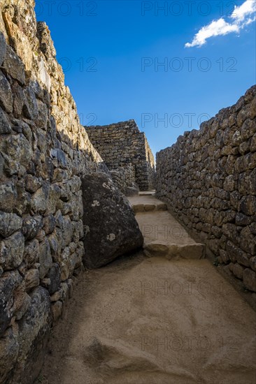 A view of Machu Picchu ruins