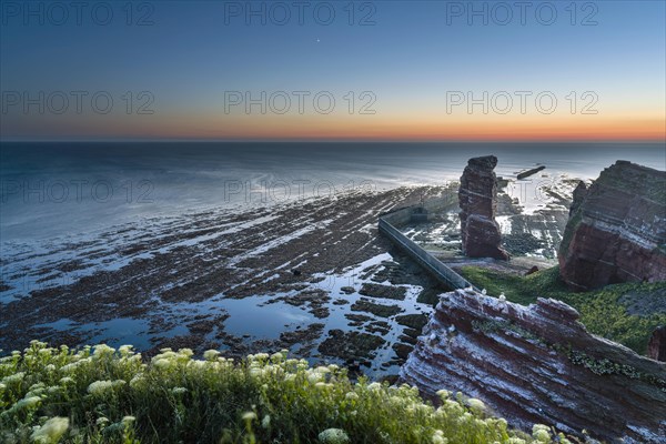 Lange Anna with cliffs on the high seas island of Helgoland