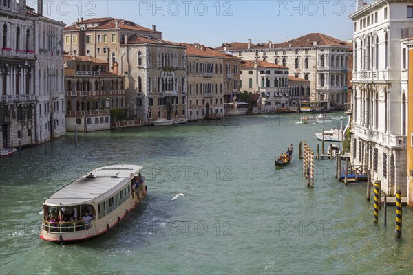 View of the Grand Canal with a vaporetto