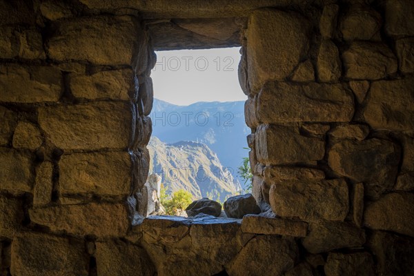 A view of Machu Picchu ruins