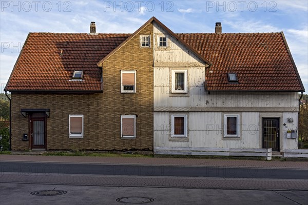 Old semi-detached house