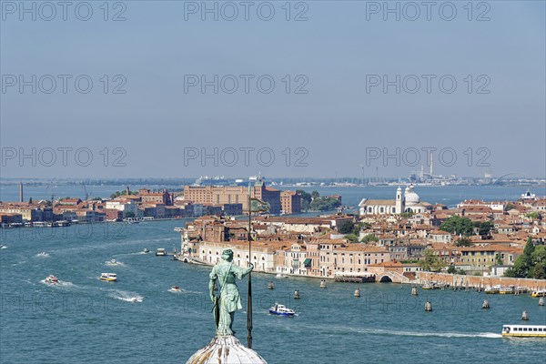 View of the Giudecca Canal from the Campanile di San Giorgio Maggiore