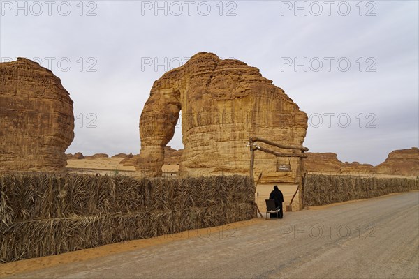 Jabal AlFil or Elephant Rock near Al'Ula