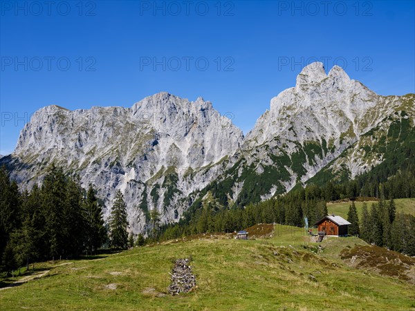 Wooden hut