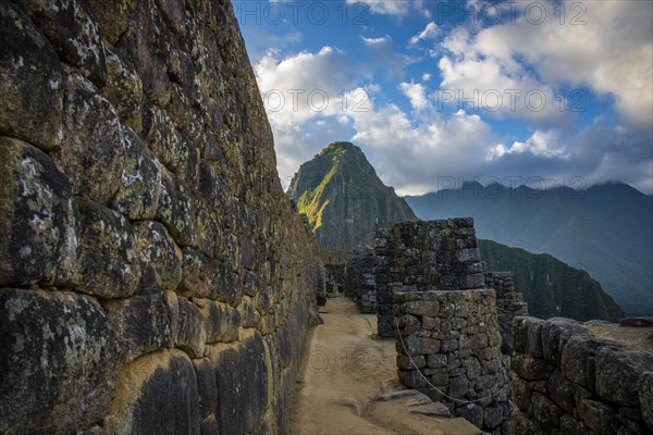 A view of Machu Picchu ruins