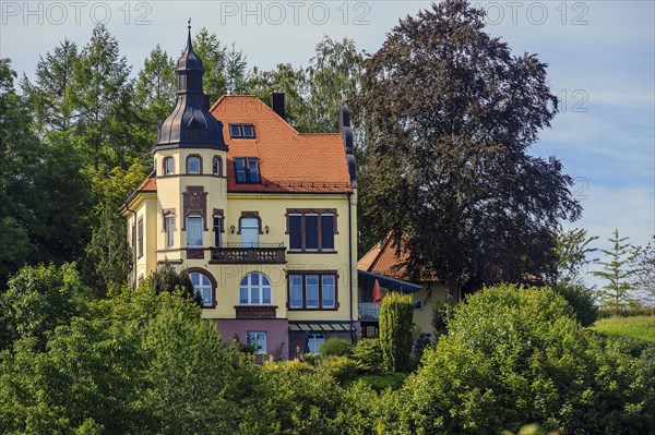 A villa with turrets