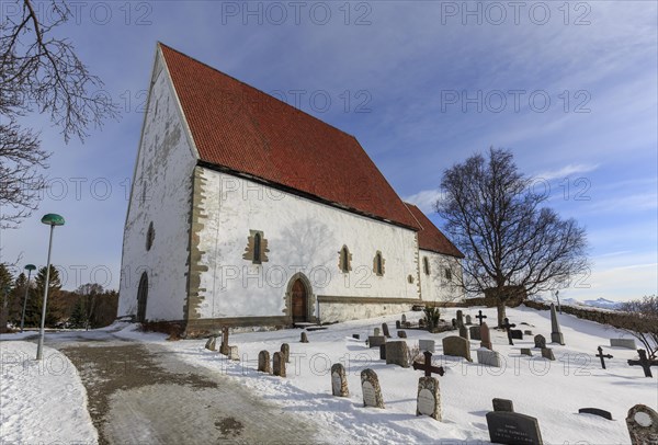 Trondenes Church in winter