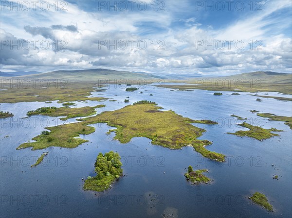Aerial view of Loch Ba