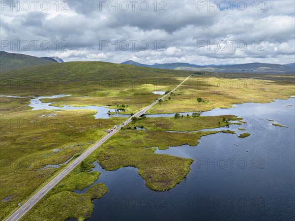 Aerial view of Loch Ba