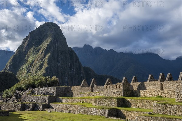 A view of Machu Picchu ruins